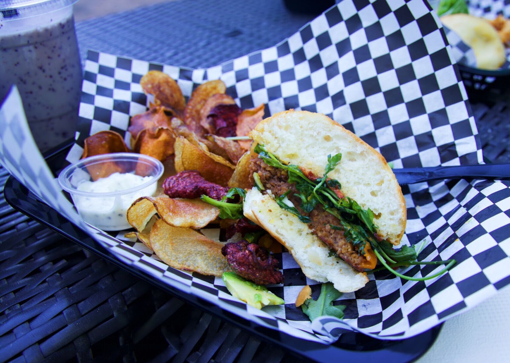 Fullylove vegan burger for streetcar roundup